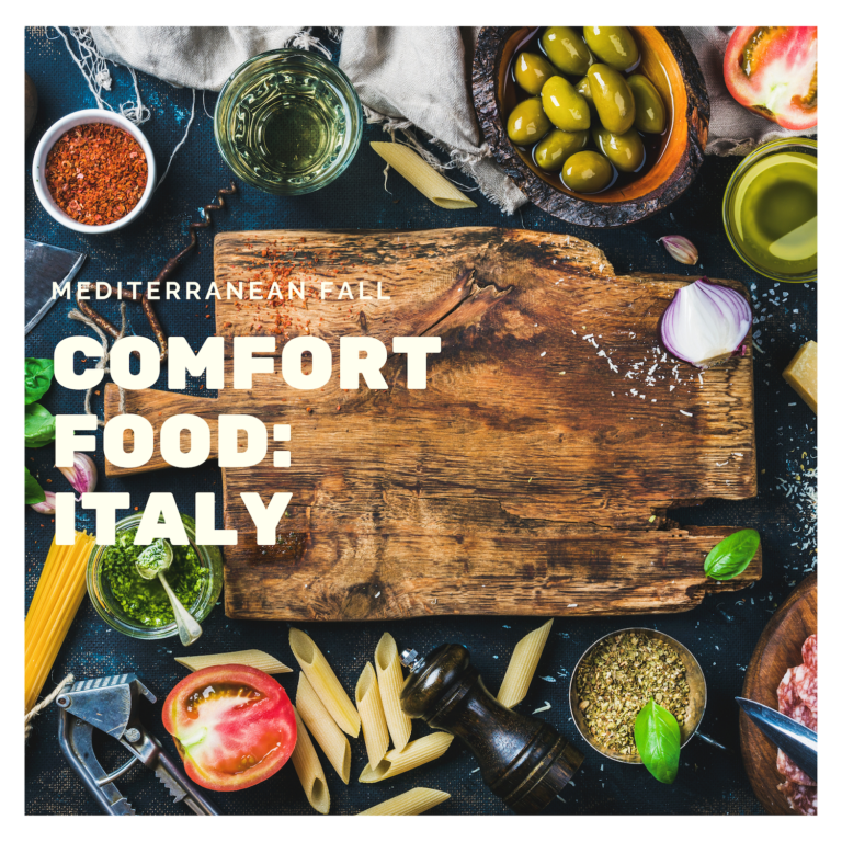 Mediterranean Fall Comfort Food: Italy
