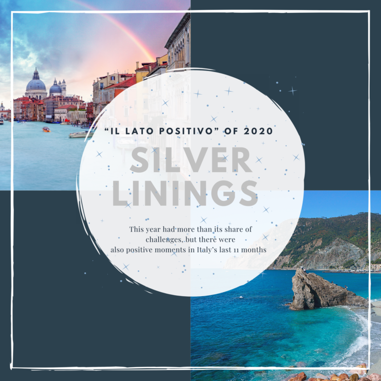 Silver Linings: Positive events in Italy in 2020