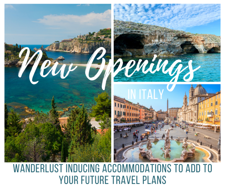 Wanderlust Inducing New Italian Hotel Openings