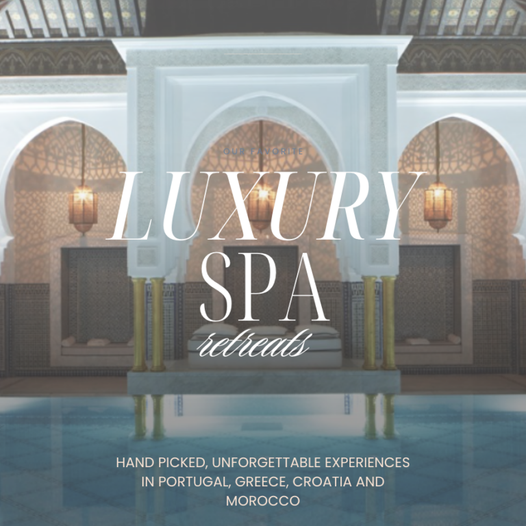 Luxury spa resort: Greece, Croatia, Portugal, Morocco