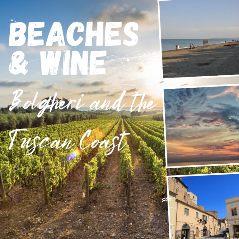 Wine at the beach: Bolgheri and the Tuscan Coast
